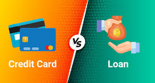 Comparing personal loan documents and credit card with cash, Vizzve Finance branding